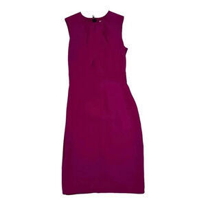 Burberry Magenta Midi Dress